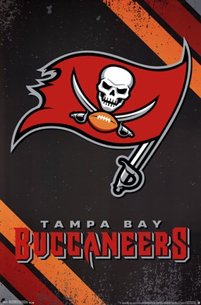 Framed Tampa Bay Buccaneers - Logo 14 Print