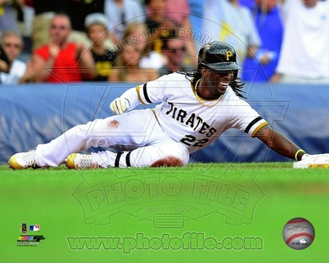 Framed Andrew McCutchen 2014 on the field Print