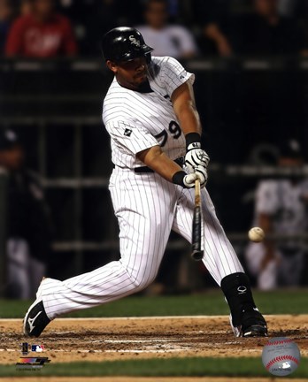 Jose Abreu 2014 Action Hitting Baseball Poster by Unknown at