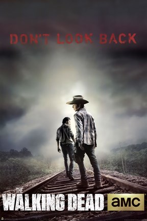 Framed Walking Dead - Season 4 Don&#39;t Look Back Print