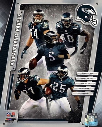 Framed Philadelphia Eagles 2014 Team Composite Print