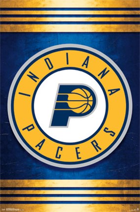 Framed Indiana Pacers - Logo 14 Print