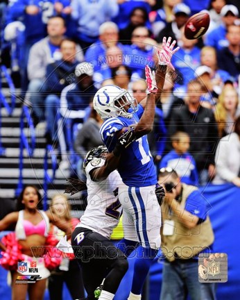 Framed T.Y. Hilton catching 2014 Print