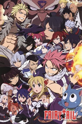 Framed Fairy Tail Anime Print