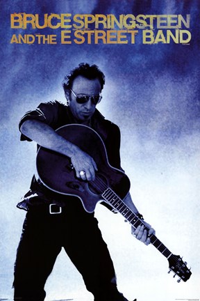 Framed Bruce Springsteen - Guitar Print