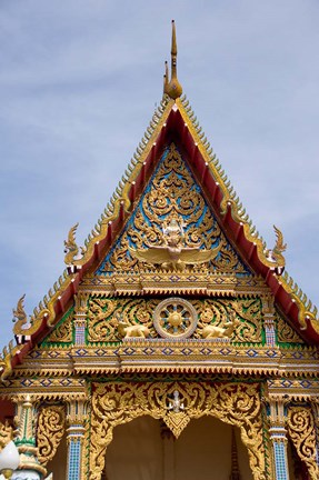 Framed Thailand, Ko Samui, Wat Plai Laem, Temple Print