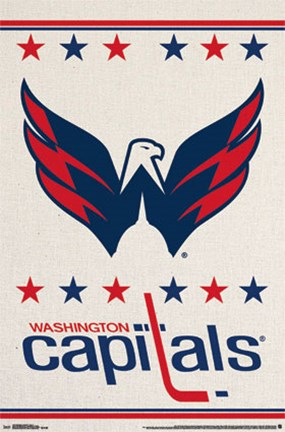 Framed Washington Capitals&#174; - Logo 14 Print