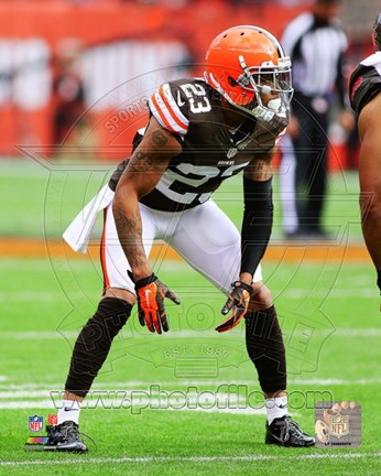 Framed Joe Haden 2014 football Print