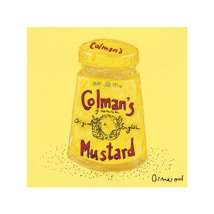 Framed Mustard Pot Print