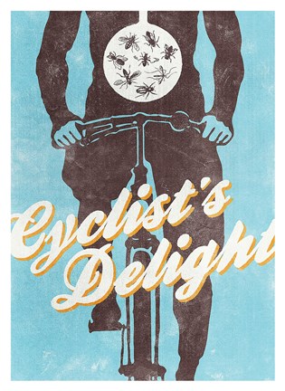Framed Cyclists Delight Print