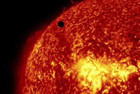 Framed 2012 Transit of Venus and the Sun Print