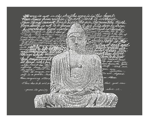 Framed Zen Buddha Sayings Print