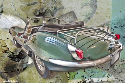 Framed 1957 Jaguar XK-SS Roadster Print