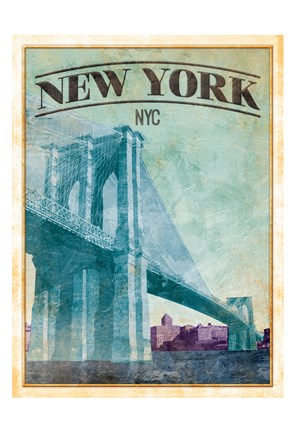 Framed New York Cover Print