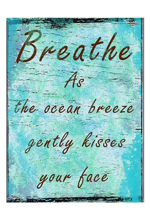 Framed Ocean Kisses Print