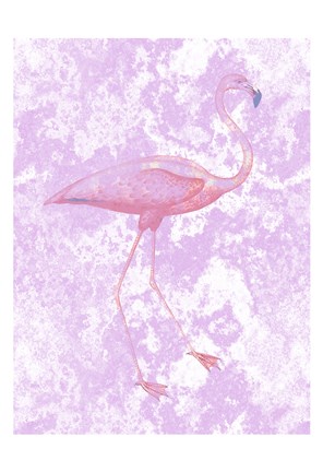 Framed Proud Flamingo Print