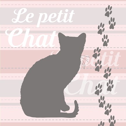 Framed Le Petit Chat Print