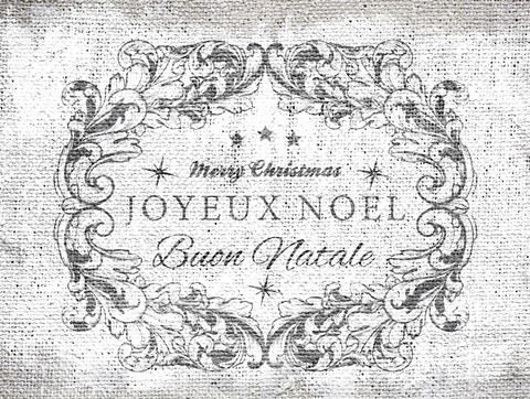 Framed Joyeux Noel Print