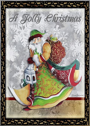 Framed Jolly Christmas Print