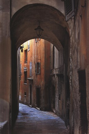 Framed Siena Alley I Print