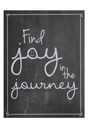 Framed Find Joy In Journey Print