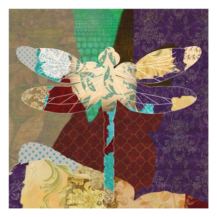 Framed Rise Above Dragonfly 2 Print