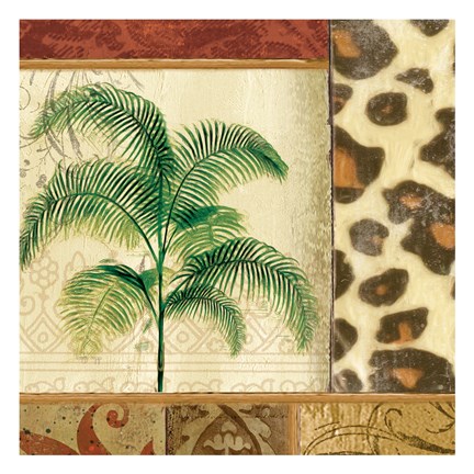 Framed Leapord Palm Print