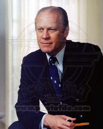 Framed Gerald Ford, 38th President of the United States Print