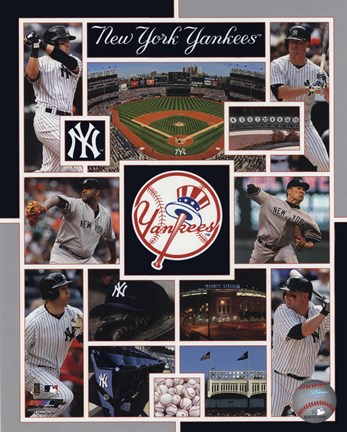 Framed New York Yankees 2015 Team Composite Print