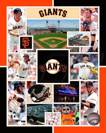 Framed San Francisco Giants 2015 Team Composite Print