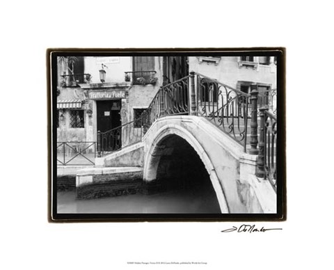 Framed Hidden Passages, Venice II Print