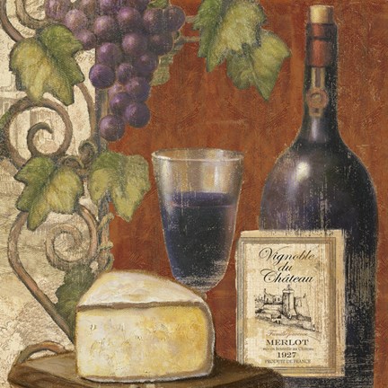 Framed Wine and Cheese Tasting 3 Print