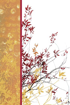 Framed Autumn Impasto Print