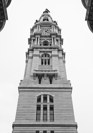 Framed City Hall Spire II Print