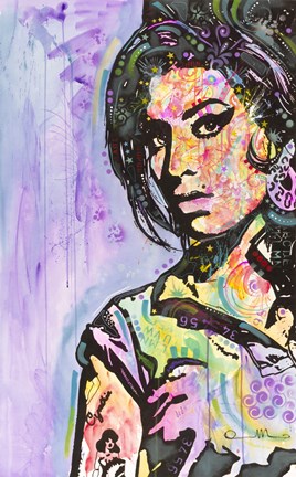 Framed Amy Winehouse Print