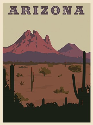 Framed Arizona Print