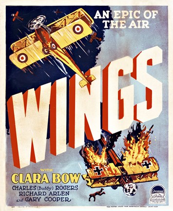 Framed Wings Movie Poster Print