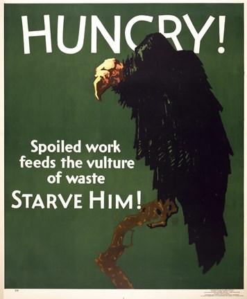 Framed Hungry! Starve Him! Print