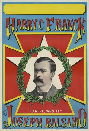 Framed Harry C. Franck as Joseph Balsamo Print