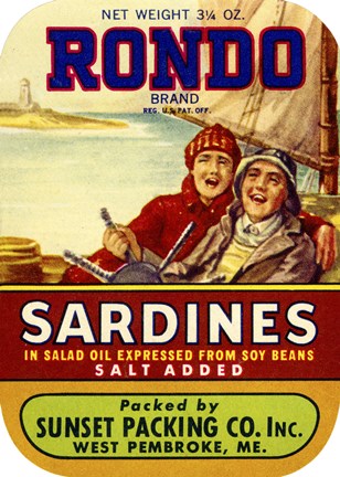 Framed Rondo Sardines Salt Added Print