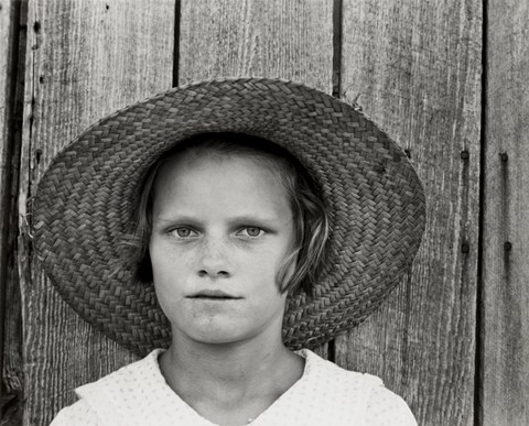 Framed Lucille Burroughs, By Walker Evans Print