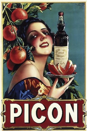 Framed Picon Liquor Print