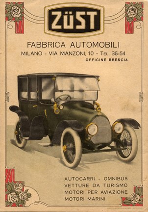 Framed Zust Automobile Print