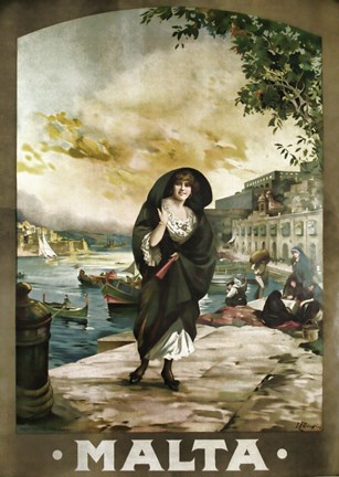 Framed Malta Print