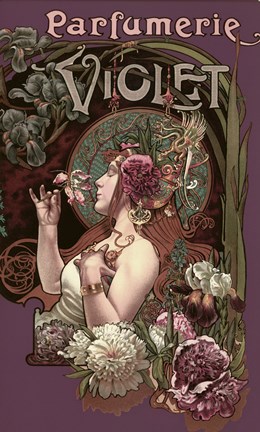 Framed Parfumerie Violet Print