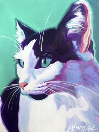Framed Cat Kitty Print