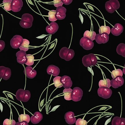 Framed Nature&#39;s Bounty -  Cherries Print