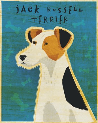 Framed Jack Russell Terrier Print