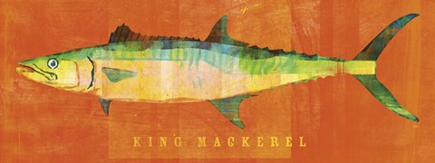 Framed King Mackerel Print