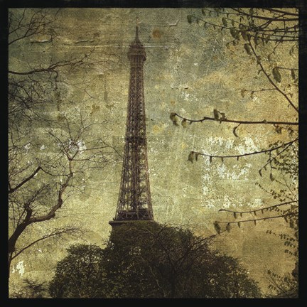 Framed Eiffel Tower Print